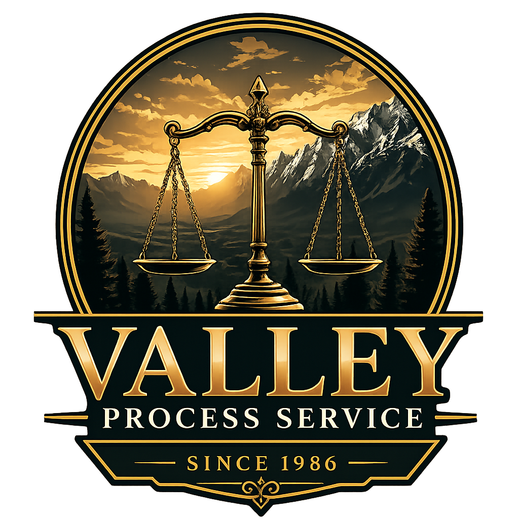 Valley Process Service &mdash; Since 1986